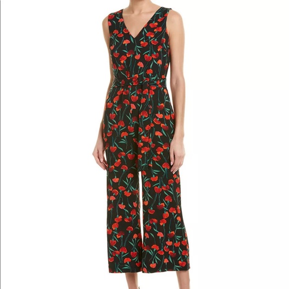 karl lagerfeld red jumpsuit